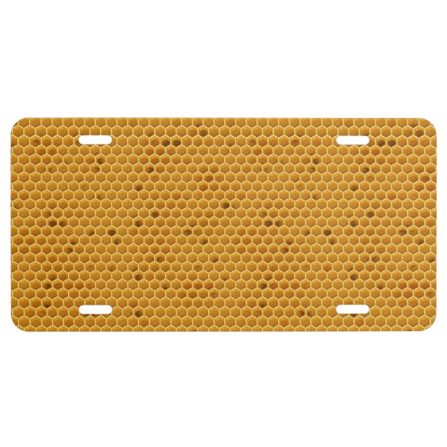 Where's My Honey License Plate (Front)