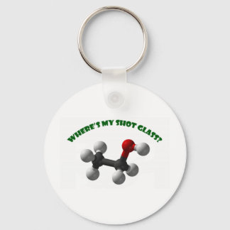 Where's My Shot Glass-Ethanol Keychain