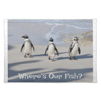 Where's Our Fish? Penguin Placemat