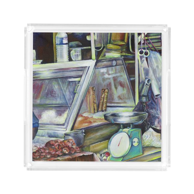 Where's The Fish Head Curry? Singapore Acrylic Tray (Front)