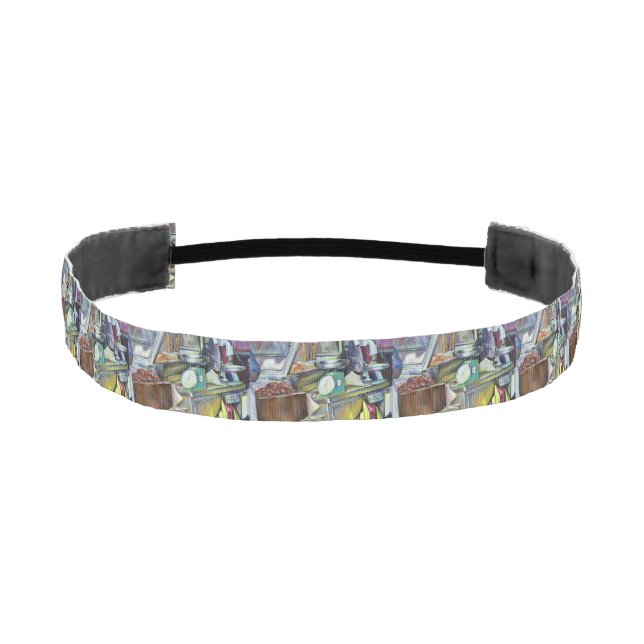 Where's The Fish Head Curry? Singapore Athletic Headband (Front)