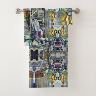 Where's the Fish Head Curry, Singapore? Bath Towel Set