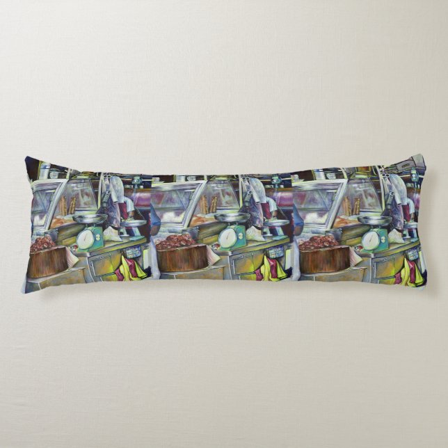 Where's the Fish Head Curry? Singapore Body Pillow (Front)