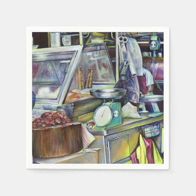 Where's the Fish Head Curry? Singapore Napkins (Front)