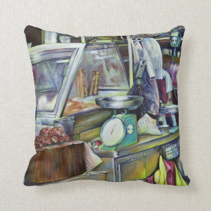 Where's the Fish Head Curry? Singapore Throw Pillow