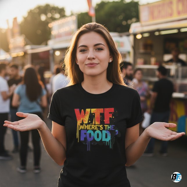 Where's The Food T-Shirt WoMen's (Order Now)