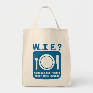 Where's the food? tote bag