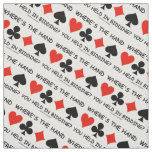 Where&#39;s The Hand You Held In Bidding? Bridge Game Fabric