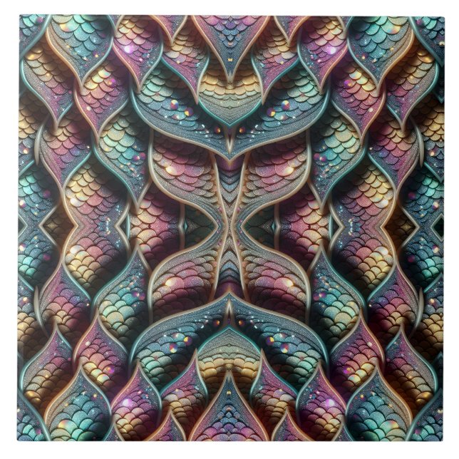 Where's The Mermaid Ceramic Tile (Front)