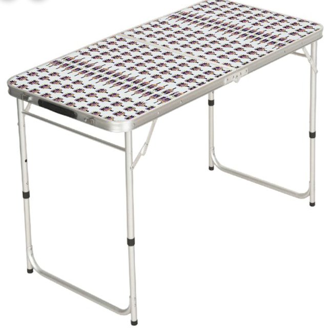 Where's The Pickleball Paddles White  Beer Pong Table (Full view of PIckleball Beer Pong Table)