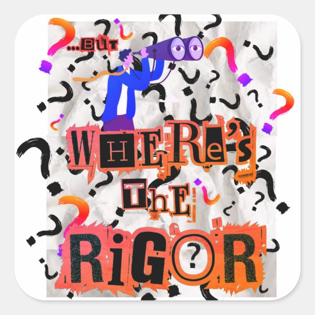 Where's the Rigor Stickers (Front)