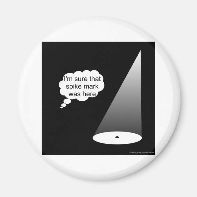 Where's The Spike Mark Magnet (Front)