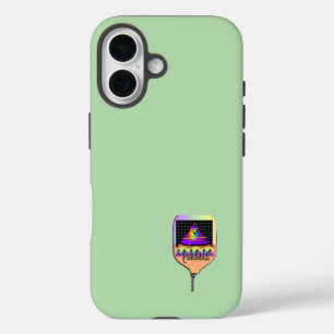 Where's The Sun Pickleball Lt Green       iPhone 16 Case