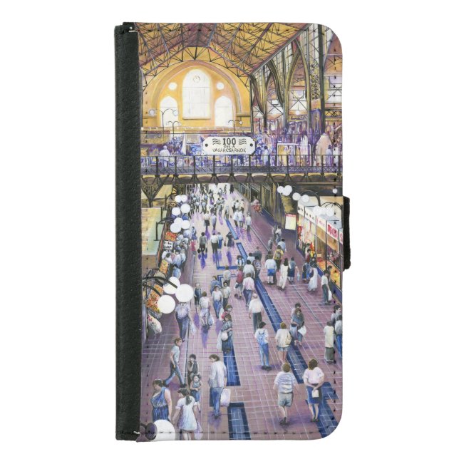 Where's the Water Closet? Budapest Samsung Galaxy Wallet Case (Front)