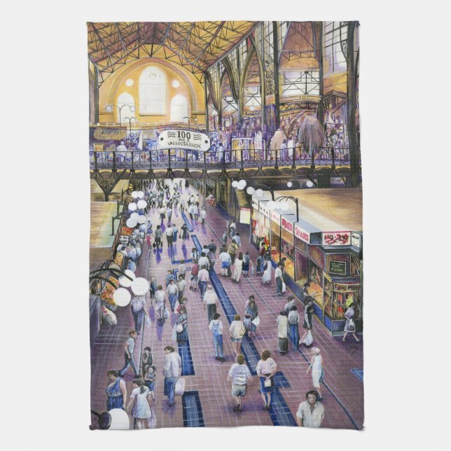 Where's the Water Closet? Budapest Towel (Vertical)