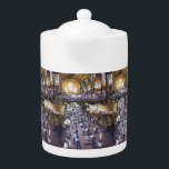 Where's the Women;s Water Closet? Budapest Teapot<br><div class="desc">Original Artwork by well-seasoned New York City Artist,  Gaye Elise Beda 
See gayeelisebeda.store 
https://www.redbubble.com/people/gayeelise/shop?asc=u&ref=account-nav-dropdown
https://gayeelise-beda.pixels.com
http://www.zazzle.com/gaye elise beda gifts  
http://issuu.com/lieslmarelli/docs/wia278-july-issuu/1?e=2826034/843692 
https://fineartamerica.com/profiles/gayeelise-beda
q=gaye elise beda&x=-749&y=-111
www.synchronopedia.com/wwsah_candidate_list.htm</div>