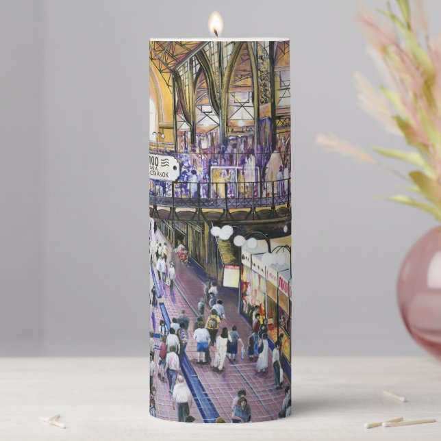 Where's the Women Water Closet Pillar Candle (In Situ)