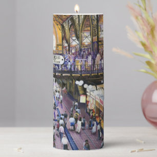 Where's the Women Water Closet? Pillar Candle