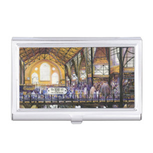 Where's the Women's Water Closet? Budapest Business Card Holder