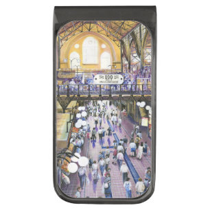 Where's the Women's Water Closet? Budapest Gunmetal Finish Money Clip