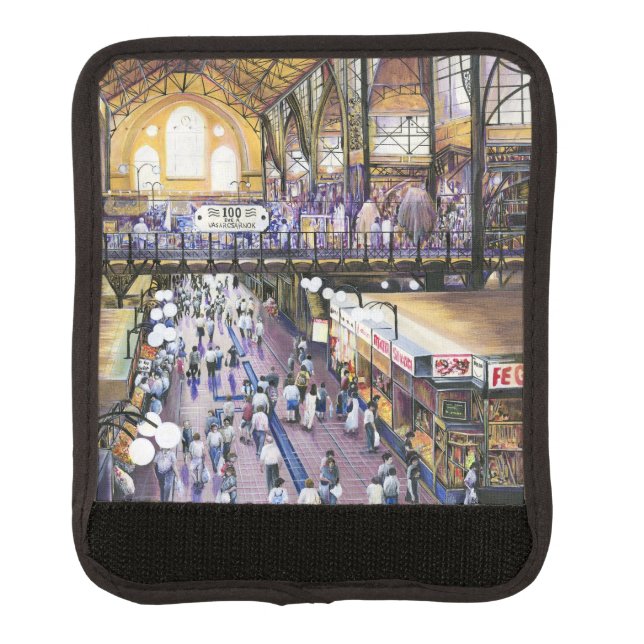 Where's the Women's Water Closet? Budapest Luggage Handle Wrap (Front)
