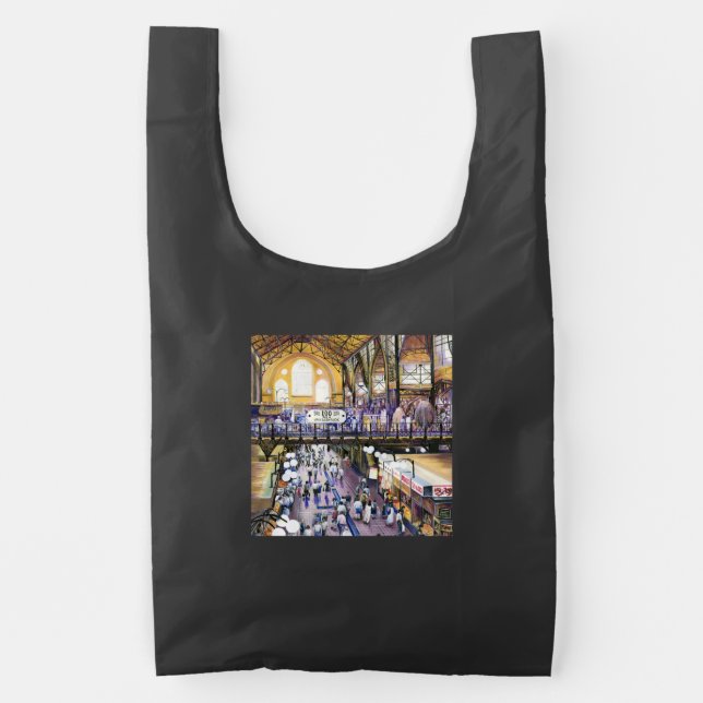 Where's the Women's Water Closet? Budapest Reusable Bag (Front)