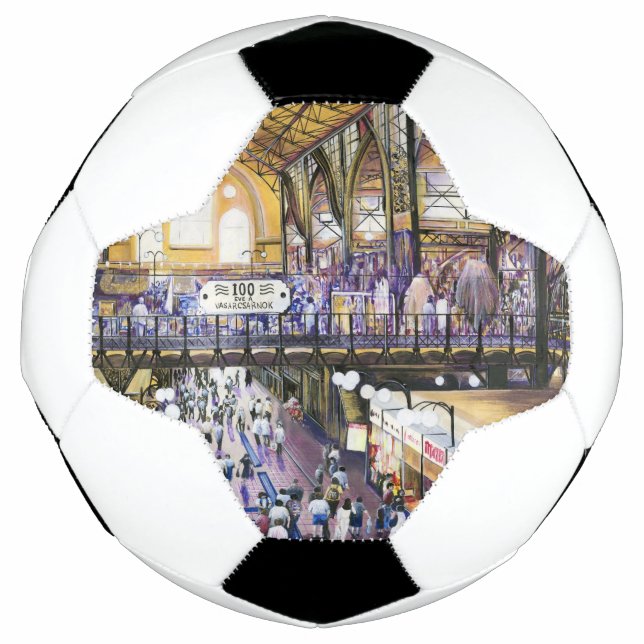 Where's the Women's Water Closet? Budapest Soccer Ball (Front)