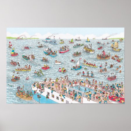 Where's Waldo | At Sea Poster