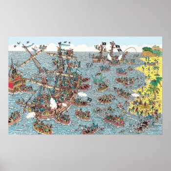 Where's Waldo | Being A Pirate Poster by WheresWaldo at Zazzle