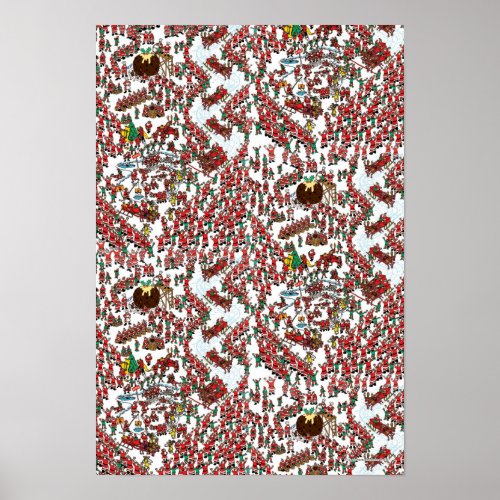Wheres Waldo  Being Santa Poster