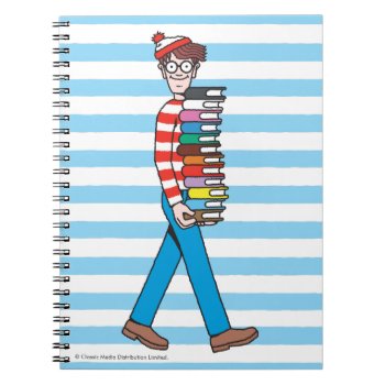 Where's Waldo Carrying Stack Of Books by WheresWaldo at Zazzle