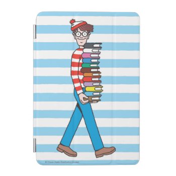 Where's Waldo Carrying Stack Of Books Ipad Mini Cover by WheresWaldo at Zazzle