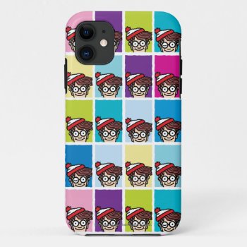Where's Waldo Colorful Pattern Iphone 11 Case by WheresWaldo at Zazzle