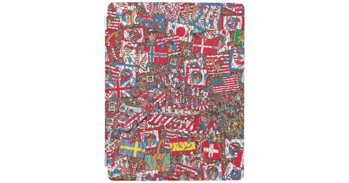 Where's Waldo Enormous Party iPad Smart Cover | Zazzle.com