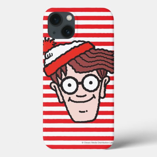 Wheres Waldo Face iPhone 13 Case