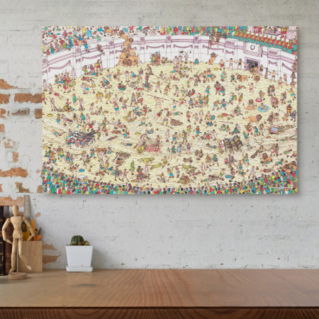 Where's Waldo | Fun And Games In Ancient Rome Canvas Print