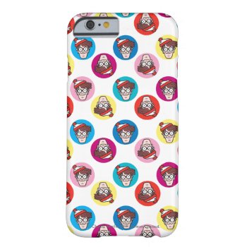Where's Waldo Fun Circle Pattern Barely There Iphone 6 Case by WheresWaldo at Zazzle