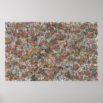 Where's Waldo | Gobbling Gluttons Poster by WheresWaldo at Zazzle