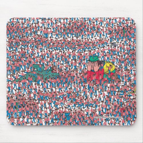 Wheres Waldo  Land of Waldos Mouse Pad