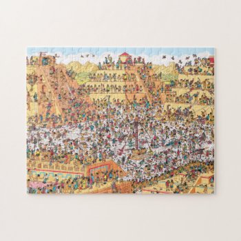 Where's Waldo | Last Days Of The Aztecs Jigsaw Puzzle by WheresWaldo at Zazzle
