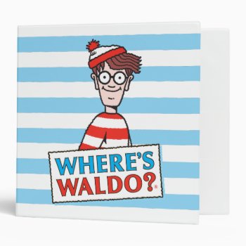 Where's Waldo Logo Binder by WheresWaldo at Zazzle