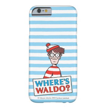 Where's Waldo Logo Barely There Iphone 6 Case by WheresWaldo at Zazzle