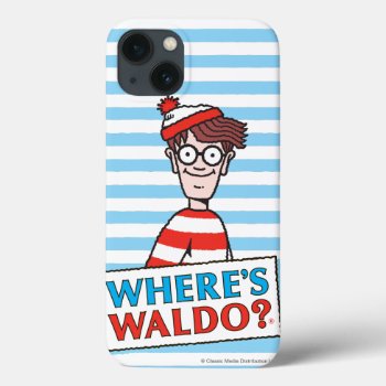 Where's Waldo Logo Iphone 13 Case by WheresWaldo at Zazzle