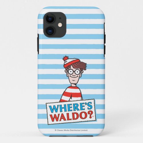 Wheres Waldo Logo iPhone 11 Case