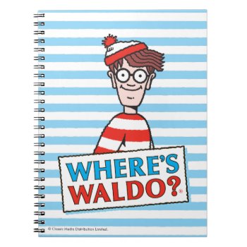 Where's Waldo Logo Notebook by WheresWaldo at Zazzle