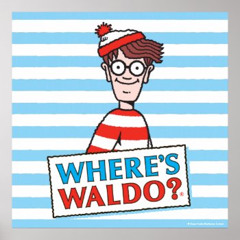 Where's Waldo Logo Poster by WheresWaldo at Zazzle