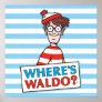 Where's Waldo Logo Poster