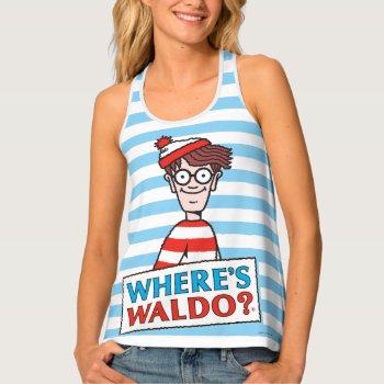 Where's Waldo Logo Tank Top by WheresWaldo at Zazzle
