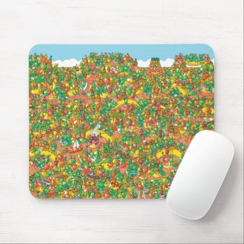 Where's Waldo | Mighty Fruit Fight Mouse Pad by WheresWaldo at Zazzle