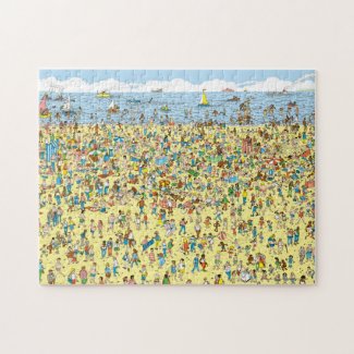 Where's Waldo on the Beach Jigsaw Puzzle